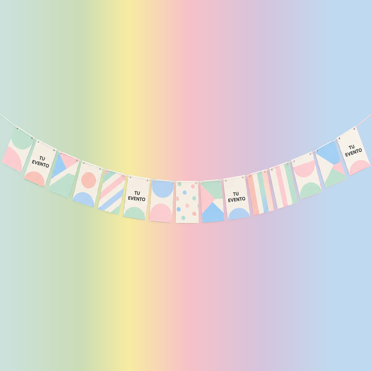 BANDERÍN TEMÁTICO PERSONALIZADO