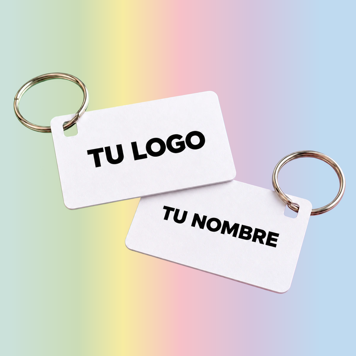 LLAVEROS CON TU LOGO